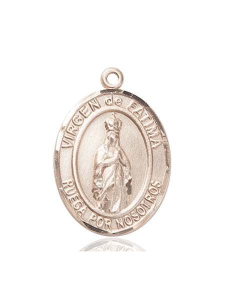 Bliss Spanish Virgen de Fatima Catholic Patron Saint Medal