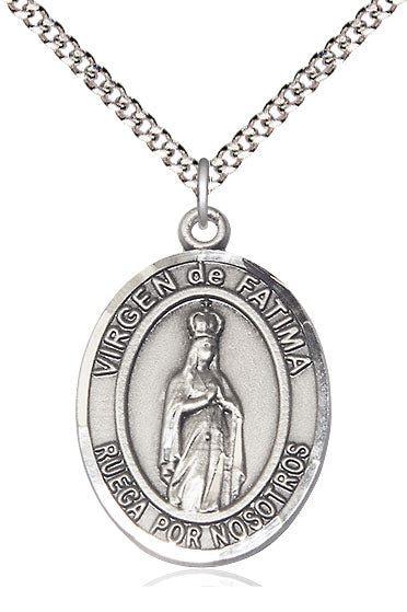 Bliss Spanish Virgen de Fatima Catholic Patron Saint Medal