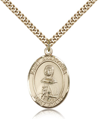 Bliss St Anastasia Catholic Patron Saint Medal