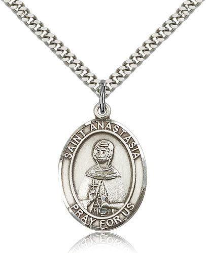 Bliss St Anastasia Catholic Patron Saint Medal