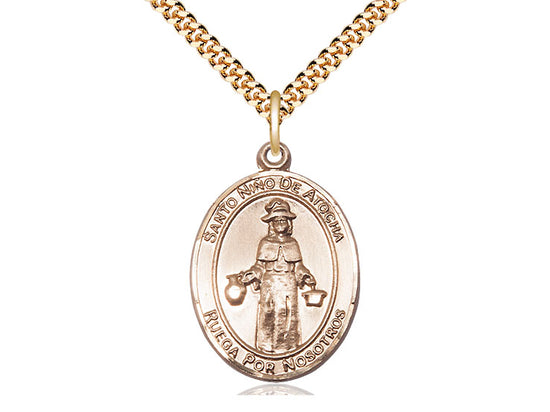 Bliss Spanish Santo Nino de Atocha Catholic Patron Saint Medal