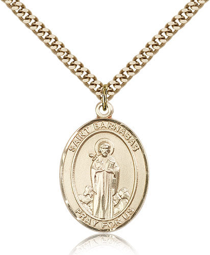 Bliss St Barnabas Catholic Patron Saint Medal