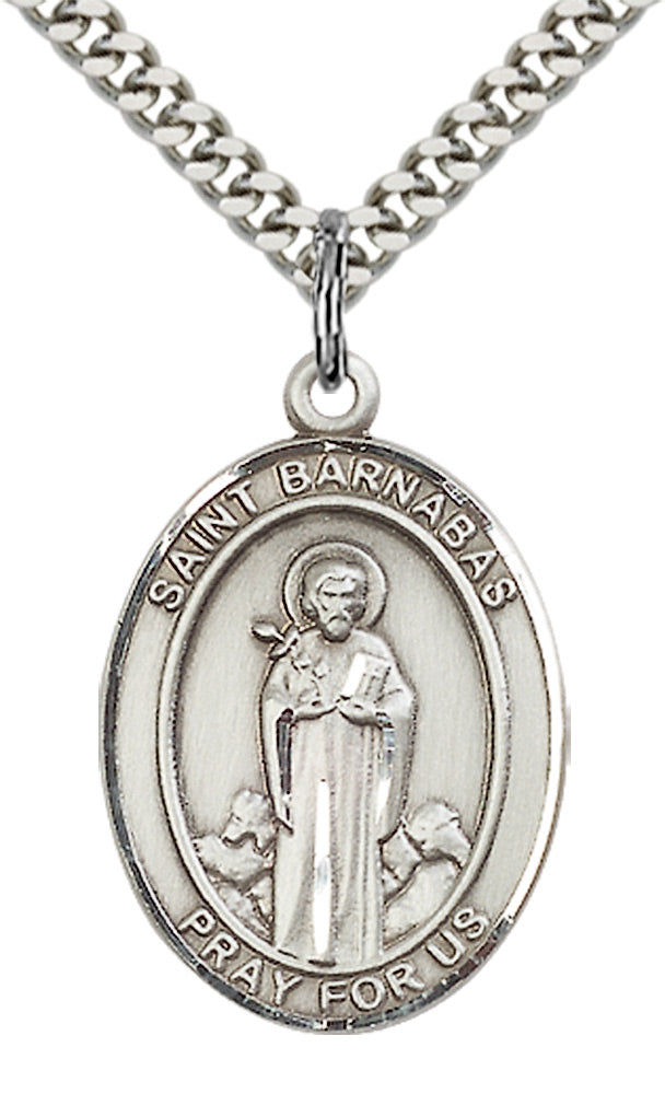 Bliss St Barnabas Catholic Patron Saint Medal