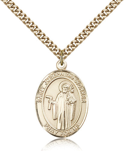 Bliss St Joseph the Worker Catholic Patron Saint Medal