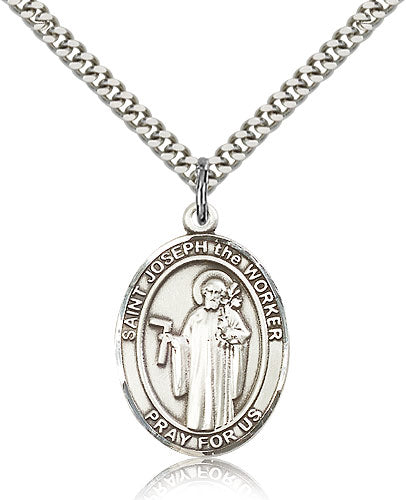 Bliss St Joseph the Worker Catholic Patron Saint Medal