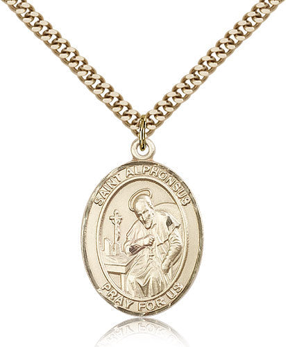 Bliss St Alphonsus Catholic Patron Saint Medal