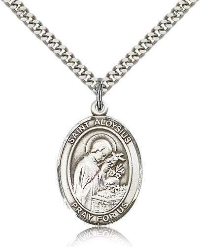 Bliss St Aloysius Gonzaga Catholic Patron Saint Medal