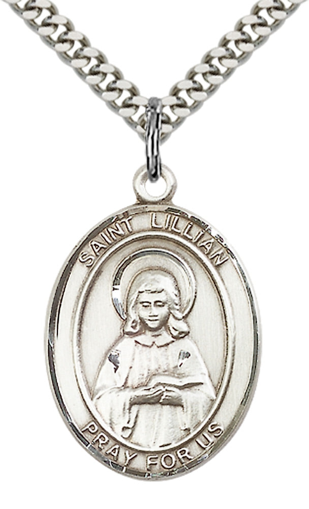 Bliss St Lillian Catholic Patron Saint Medal