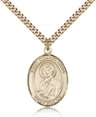 Bliss St Dominic Savio Catholic Patron Saint Medal