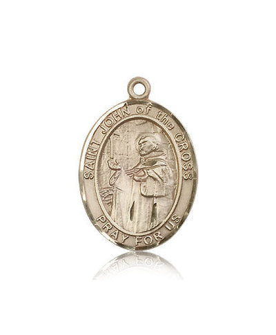 St John of the Cross Medal Necklace, 14kt gold, Bliss Manufacturing