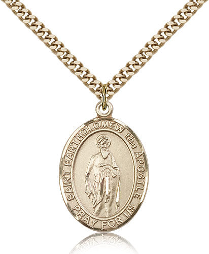 Bliss St Bartholomew the Apostle Catholic Patron Saint Medal