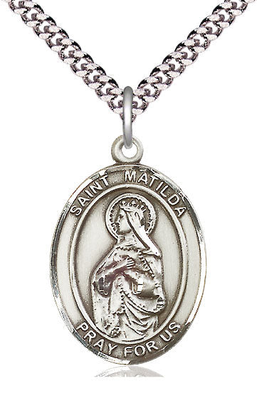 Bliss St Matilda Catholic Patron Saint Medal