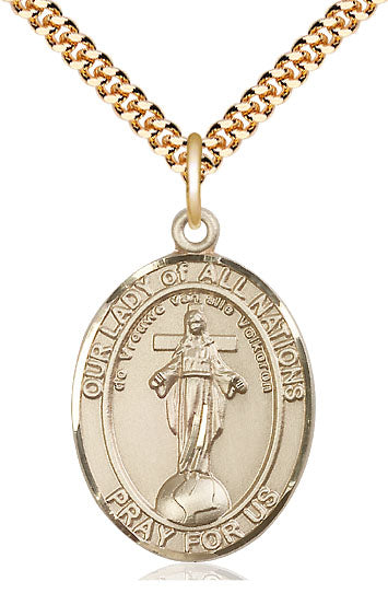 Bliss Our Lady of All Nations Catholic Patron Saint Medal