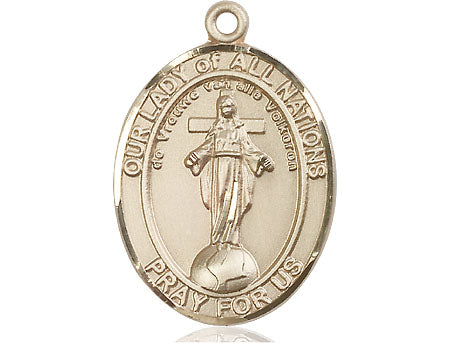 Bliss Our Lady of All Nations Catholic Patron Saint Medal