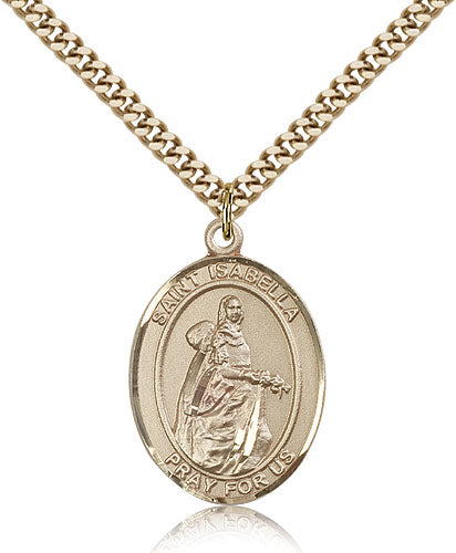 Bliss St Isabella of Portugal Catholic Saint Medal