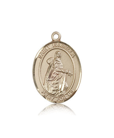 St. Isabella of Portugal, 14kt gold, Bliss Manufacturing