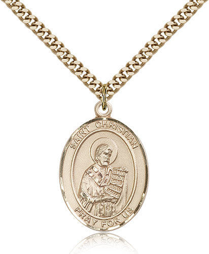 Bliss St Christian Demosthenes Catholic Patron Saint Medal