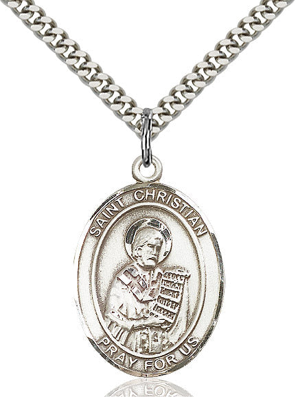 Bliss St Christian Demosthenes Catholic Patron Saint Medal