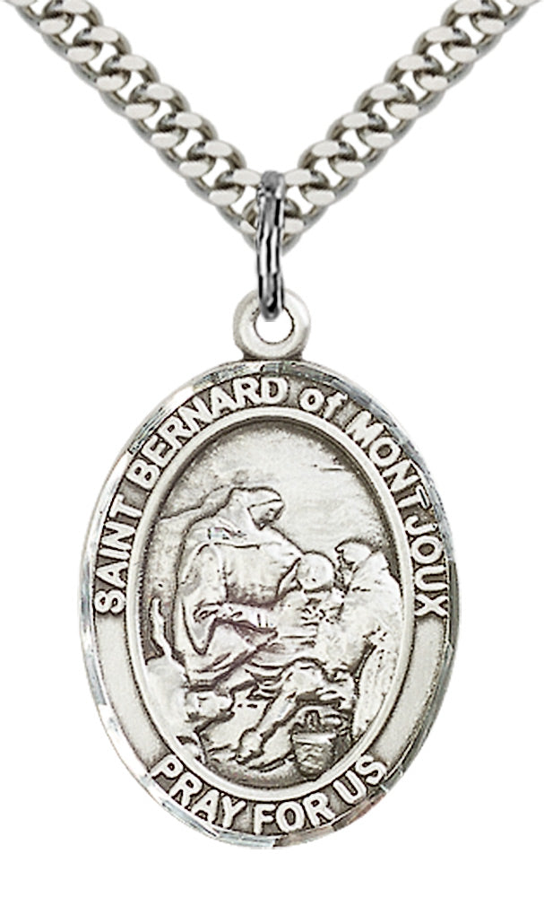 Bliss St Bernard of Montjoux Catholic Patron Saint Medal