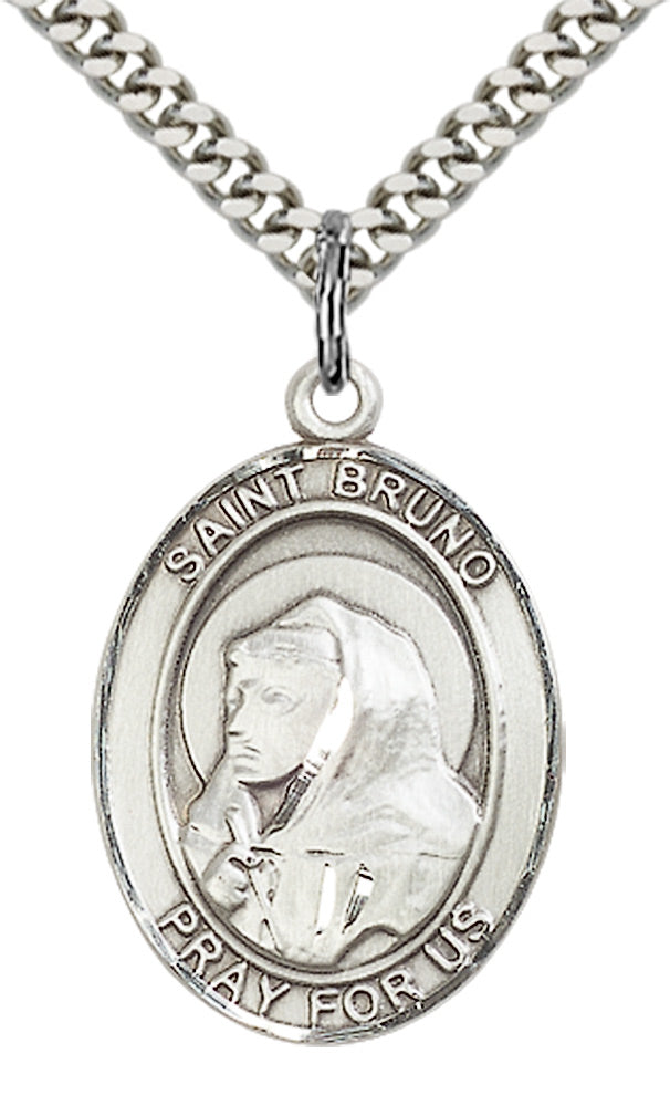 Bliss St Bruno Catholic Patron Saint Medal