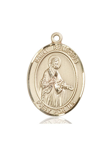 Bliss St Remigius of Reims Catholic Patron Saint Medal