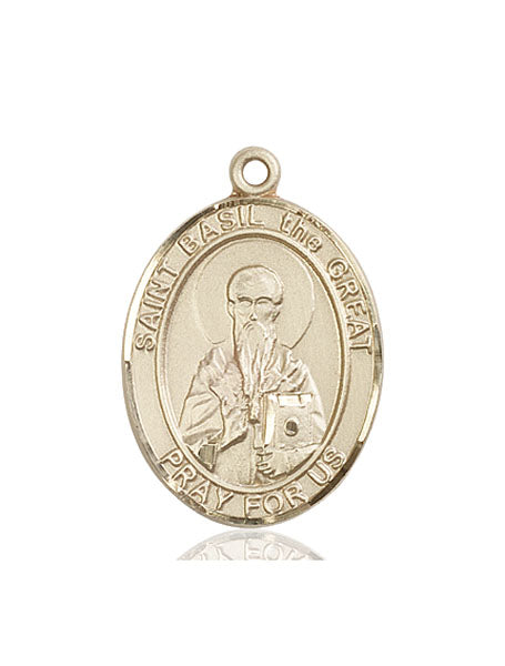 Bliss St Basil the Great Catholic Patron Saint Medal