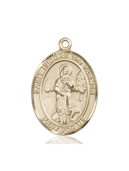 Bliss St Isidore the Farmer Catholic Saint Medal