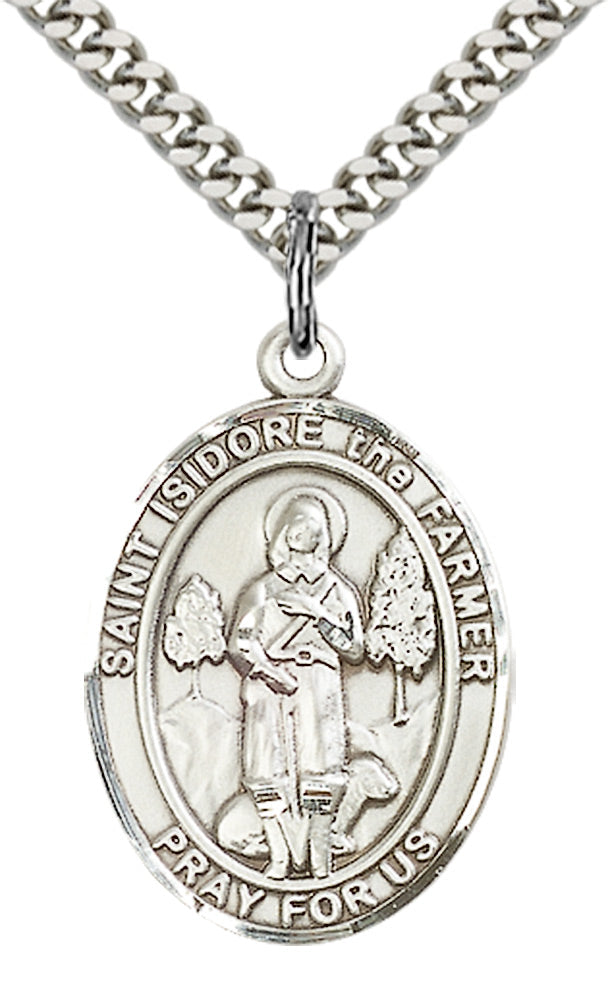 Bliss St Isidore the Farmer Catholic Saint Medal