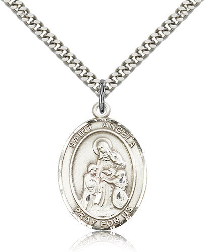 Bliss St Angela Merici Catholic Patron Saint Medal