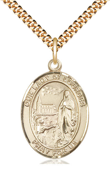 Bliss Our Lady of Lourdes Catholic Patron Saint Medal