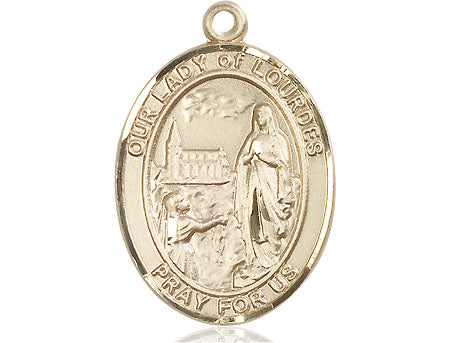 Bliss Our Lady of Lourdes Catholic Patron Saint Medal