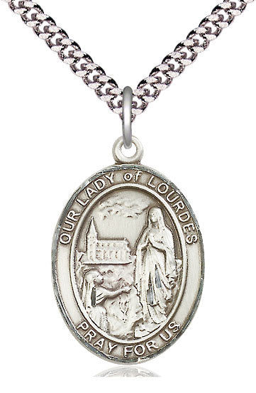 Bliss Our Lady of Lourdes Catholic Patron Saint Medal