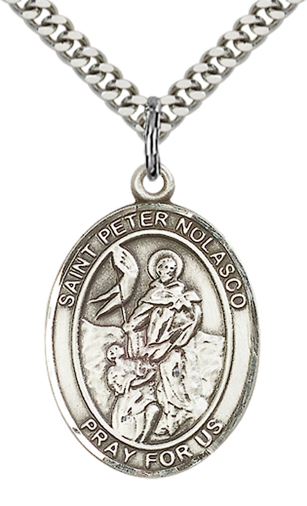 Bliss St Peter Nolasco Catholic Saint Medal