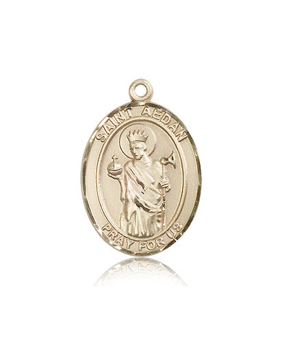 St Aedan of Ferns Catholic Patron Saint Medal