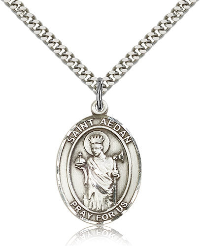 St Aedan of Ferns Catholic Patron Saint Medal