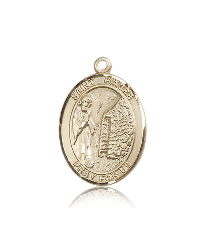 Bliss St Fiacre Catholic Patron Saint Medal