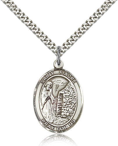 Bliss St Fiacre Catholic Patron Saint Medal