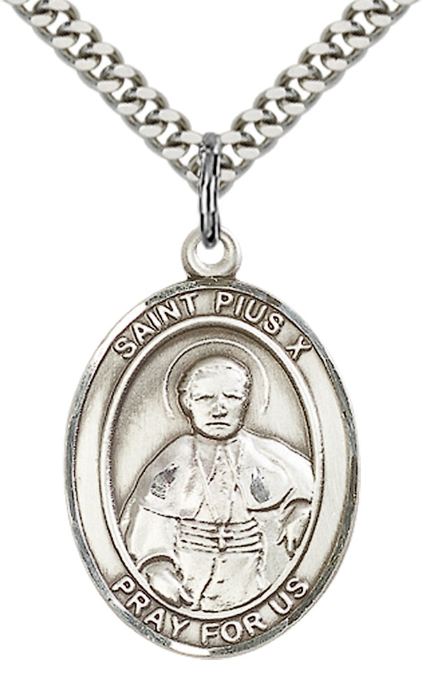 Bliss St Pius X Catholic Saint Medal