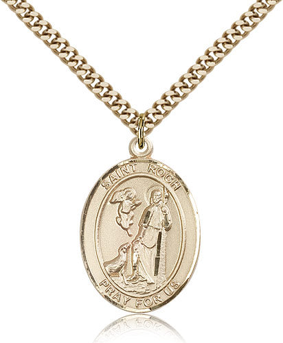 Bliss St Roch Catholic Saint Medal