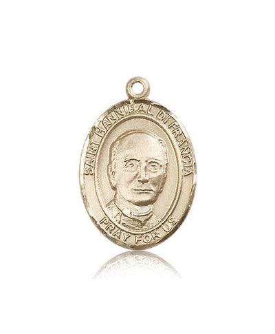 large 14kt gold st hannibal medal, Bliss Manufacturing
