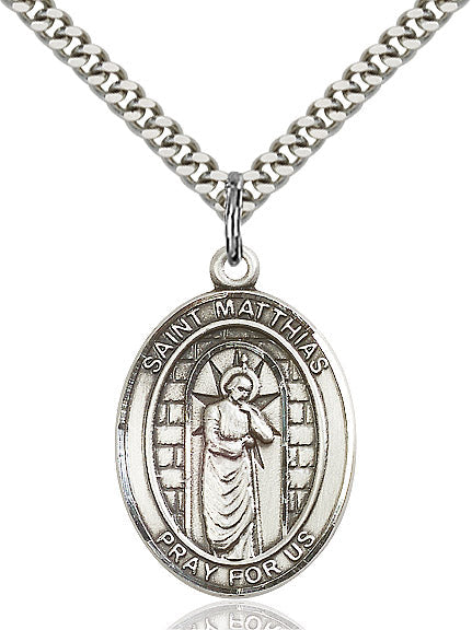 Bliss St Matthias the Apostle Catholic Patron Saint Medal