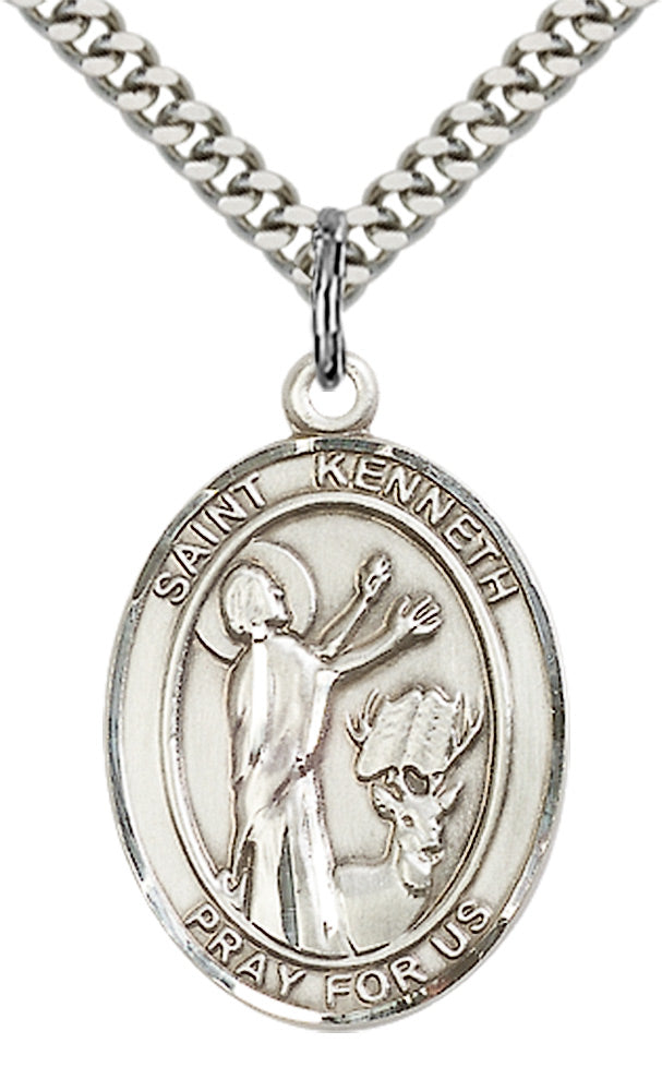 Bliss St Kenneth Catholic Saint Medal