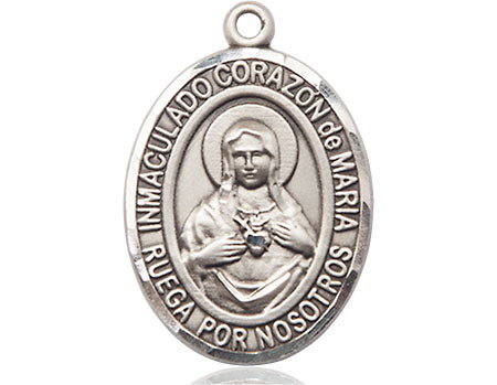 Bliss Spanish Corazon Inmaculado de Maria Catholic Patron Saint Medal