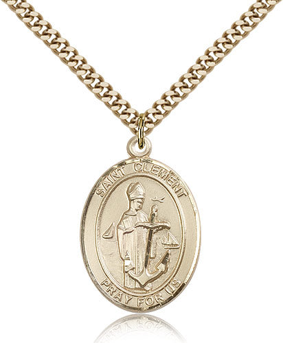 Bliss St Clement Catholic Patron Saint Medal