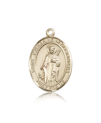 Bliss St Catherine of Alexandria Catholic Patron Saint Medal