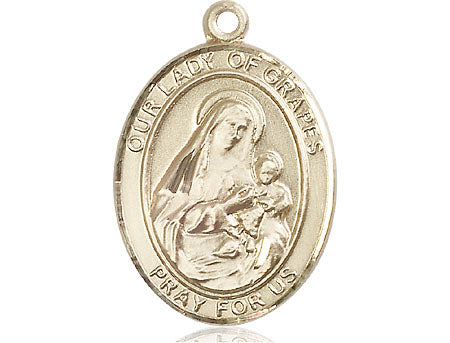 Bliss Our Lady Of Grapes Catholic Patron Saint Medal