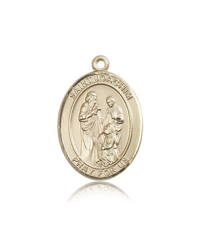 St Joachim Medal Necklace, 14kt gold, Bliss Manufacturing