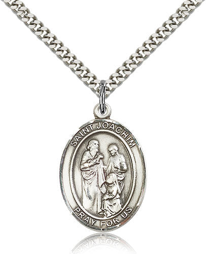 Bliss St Joachim Catholic Patron Saint Medal