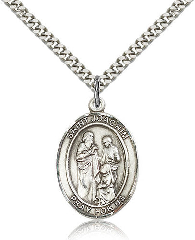St Joachim Medal Necklace, pewter / sterling silver / gold-filled, Bliss Manufacturing