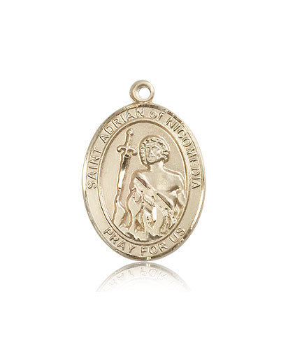 Bliss St Adrian of Nicomedia Catholic Patron Saint Medal